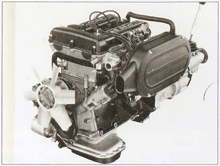 直列4気筒DOHCエンジン
